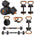 Dumbbells Kettlebells, Barbells Multifunctional Combination Six In One